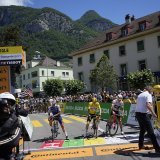Aigle a accueilli en juillet 2022 une étape du Tour de France (archives).